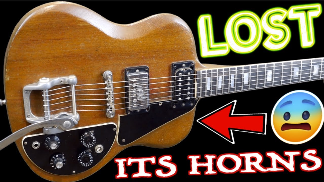 This 47-Year Old Guitar Met An Unfortunate Fate | The Haunted Hornless SG | Halloween Special 2019