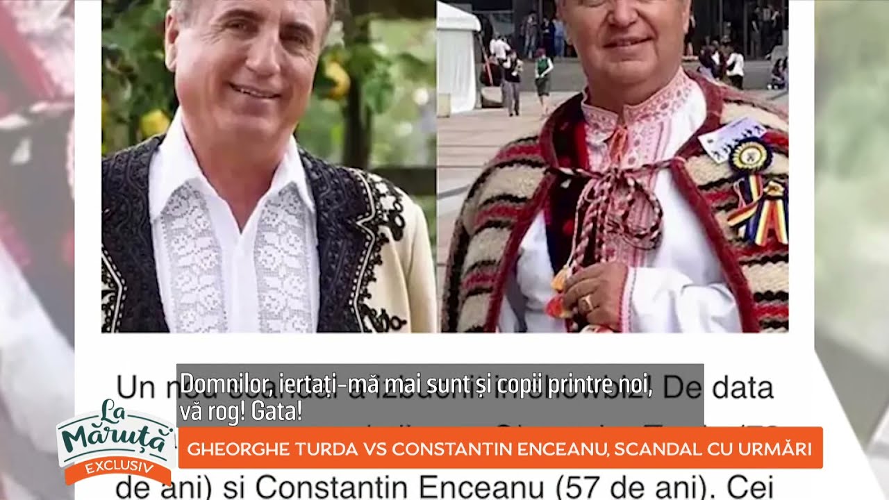 Gheorghe Turda VS Constantin Enceanu, scandal cu urmări