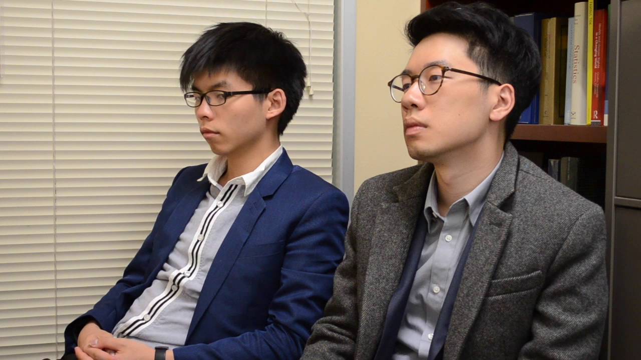 Joshua Wong and Nathan Law, Hong Kong Democracy Leading Student Activists