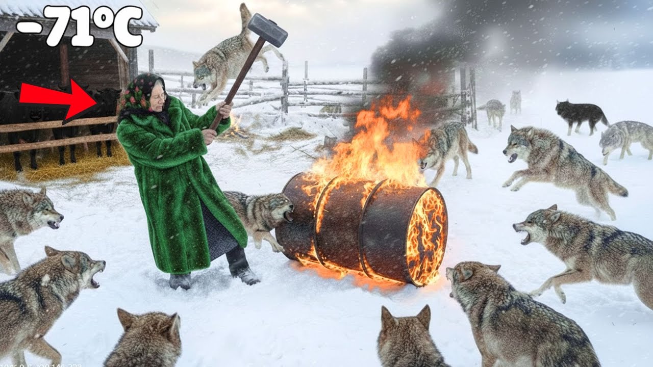 91-YEAR-OLD WIDOW FACES WOLVES TO DEFEND HER LIVESTOCK IN A -71°C BLIZZARD | YAKUTIA SURVIVAL