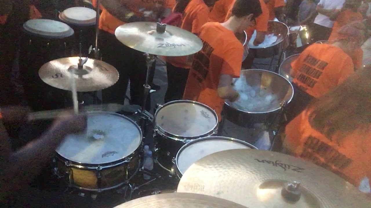 UK Panorama 2019 Iron Love - Pannation Steel Orchestra ( Drum Cam )