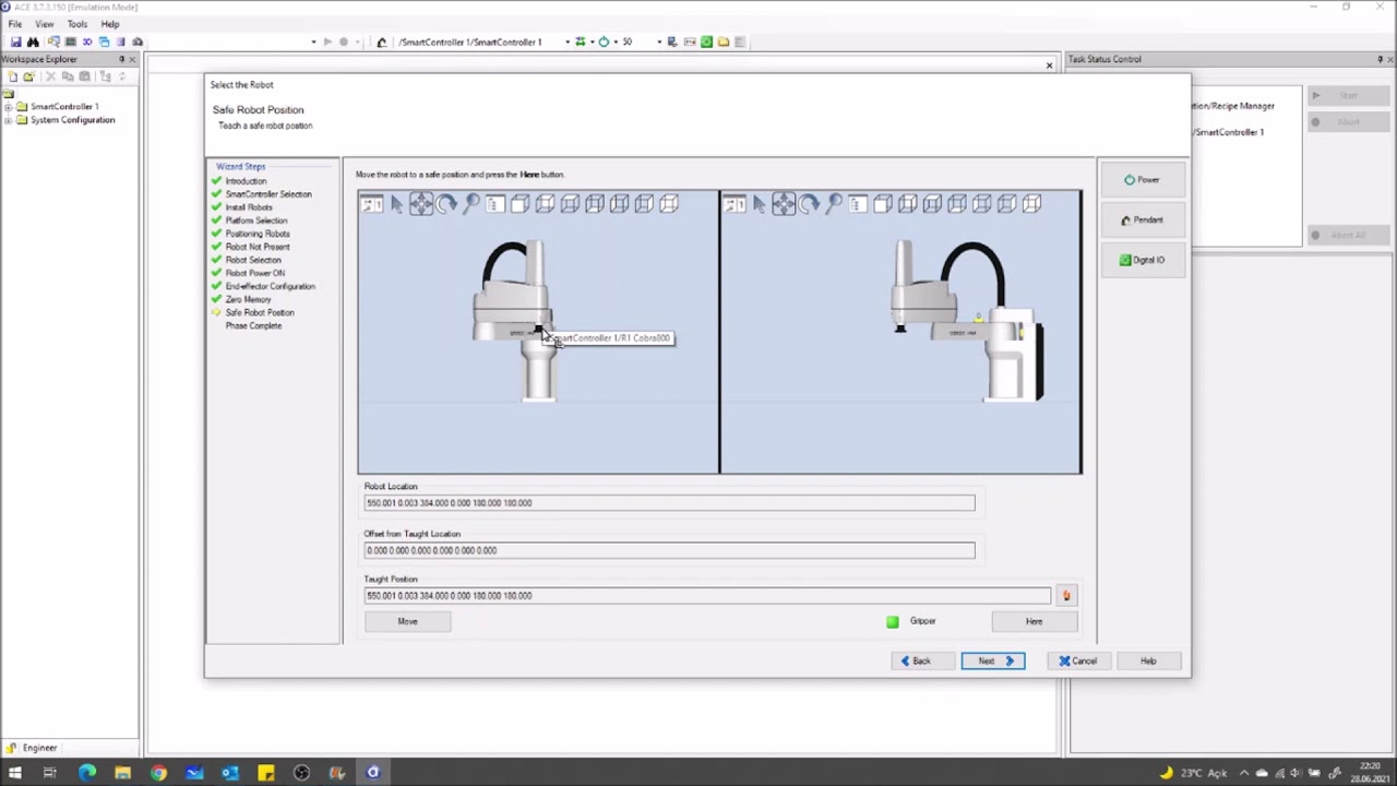 Omron Adept Robot Programlama Temeli - ACE Programı - Basit Pick/Place Uygulaması ve Detaylar