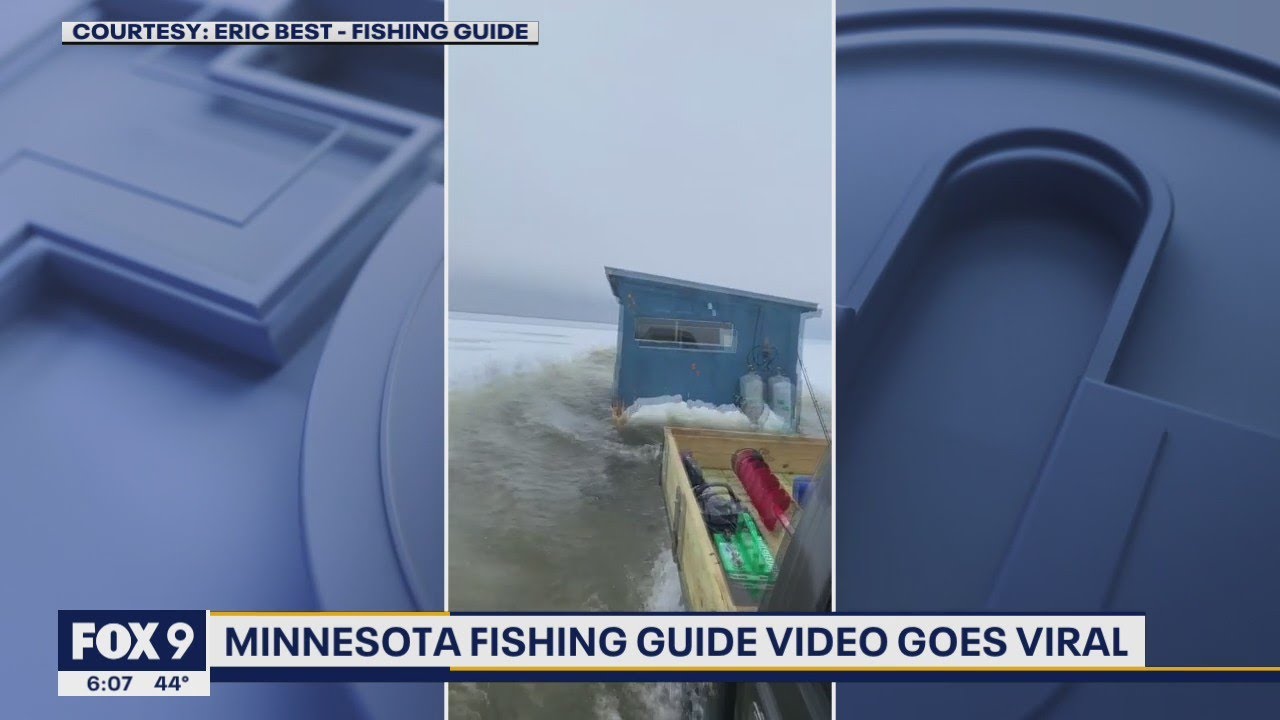 Crazy ice house removal video goes viral | FOX 9 KMSP