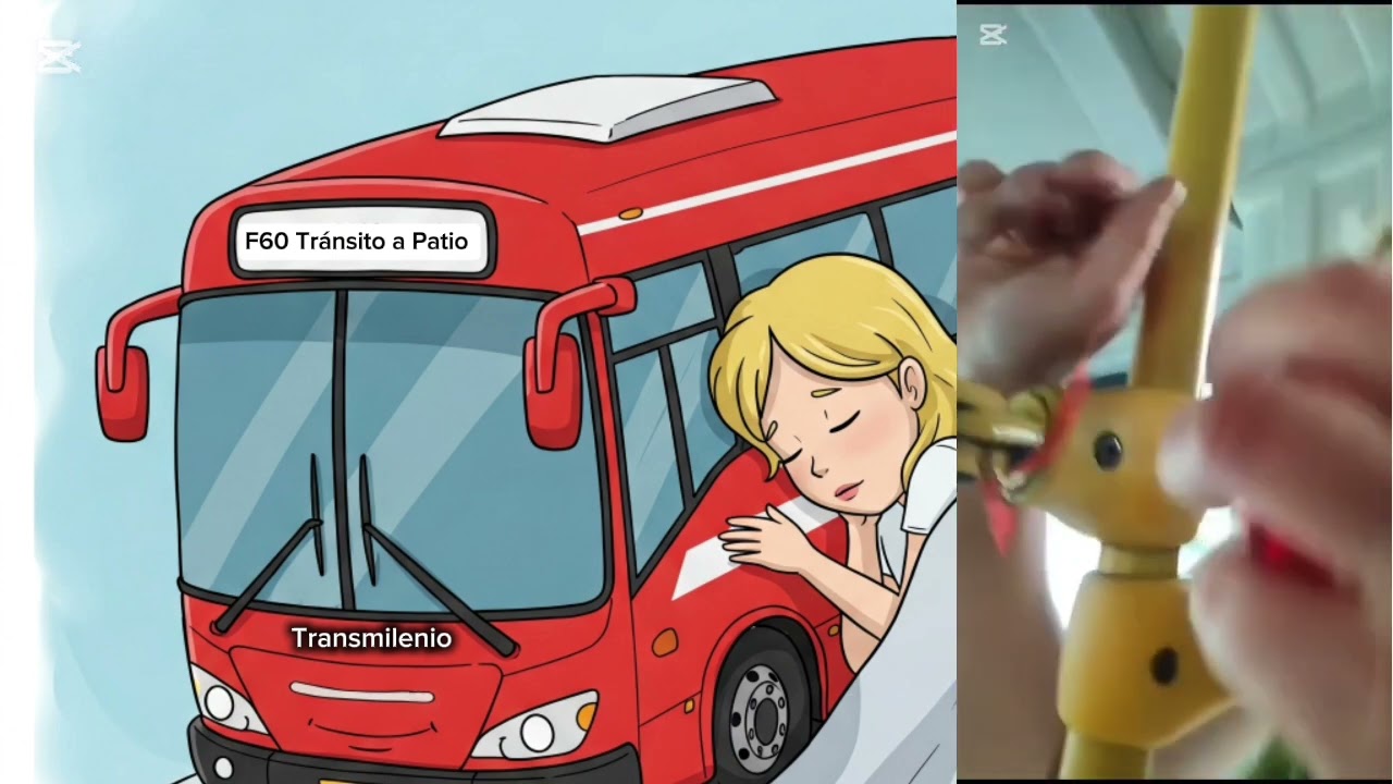 Video del matrimonio de mujer con ruta Transmilenio AF60