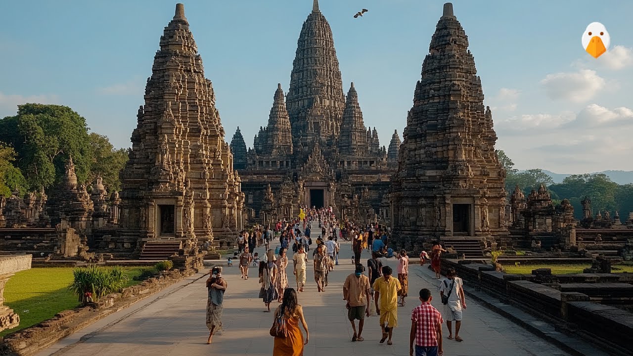 Прамбанан, Джокьякарта🇮🇩 Чудеса света в Индонезии (4K HDR)
