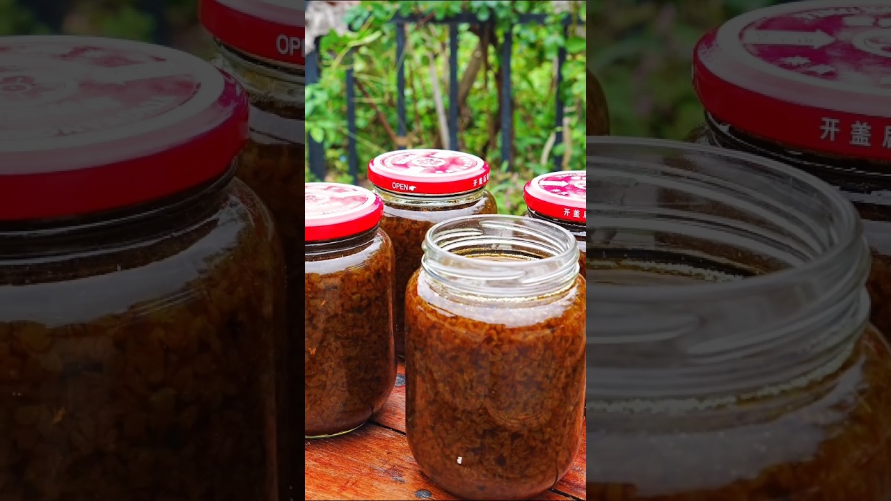 Delicious Honey Making from Fresh Osmanthus Flowers