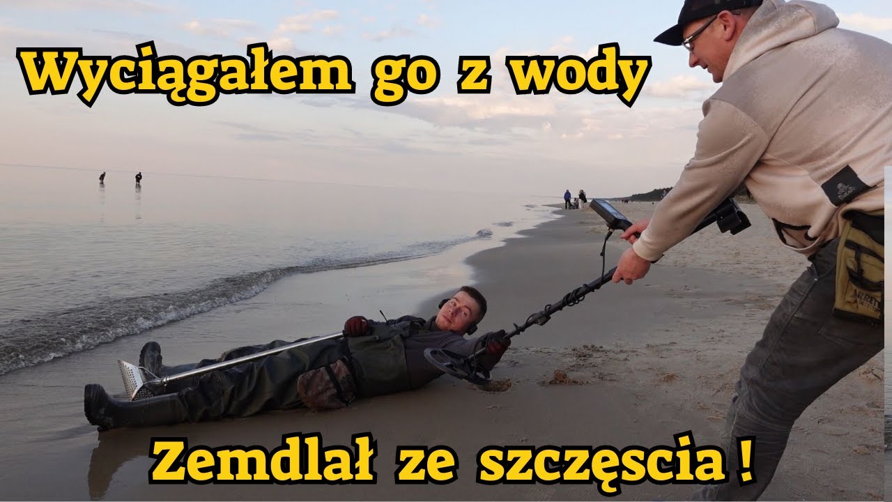 Znalazał złoto w Bałtyku.Plaże w Stegnie są bogate i sprzyjają poszukiwaczom skarbów.Vanlife #2024