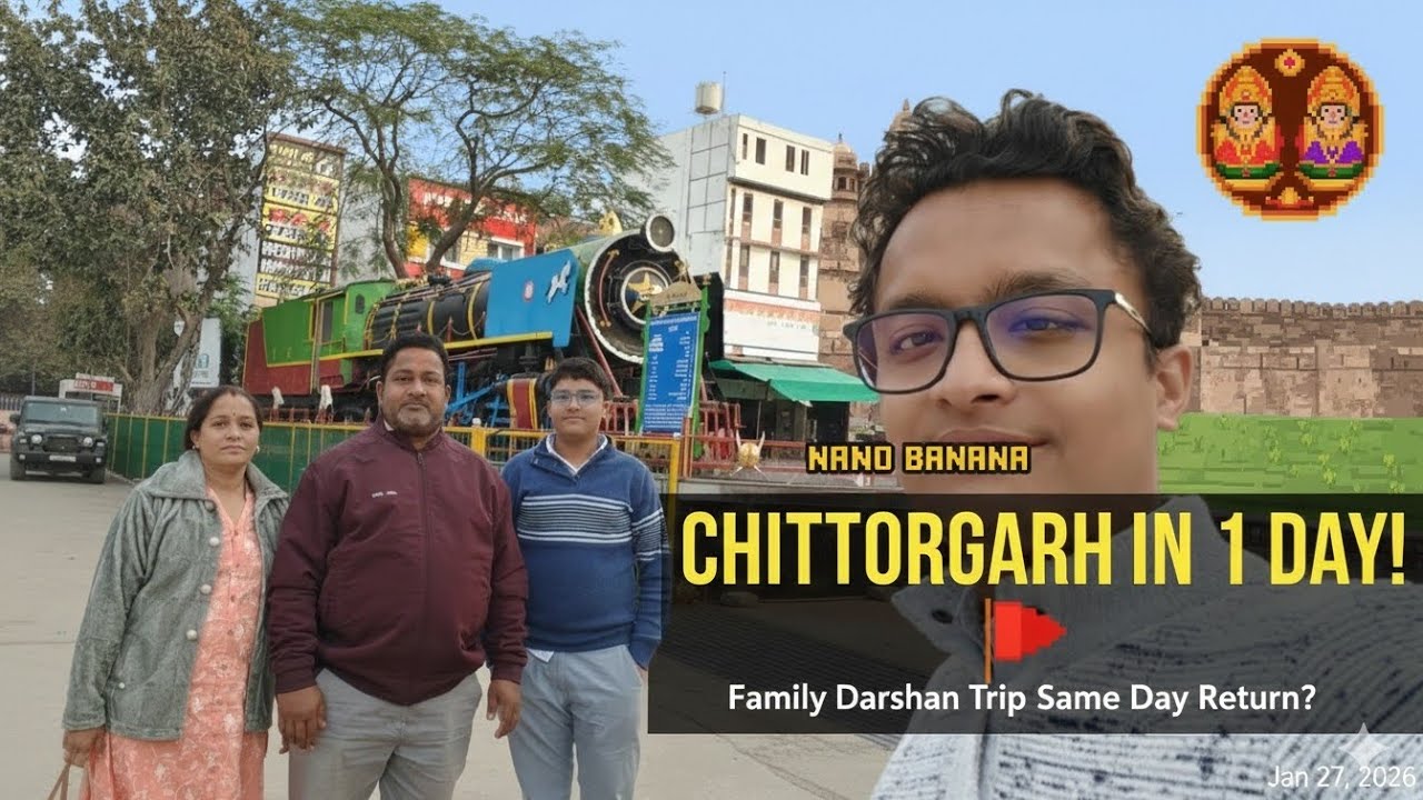 Ek Din Mein Chittorgarh? 🏰 Family Ke Sath Ban Mata Ji & Annapurna Mata Darshan