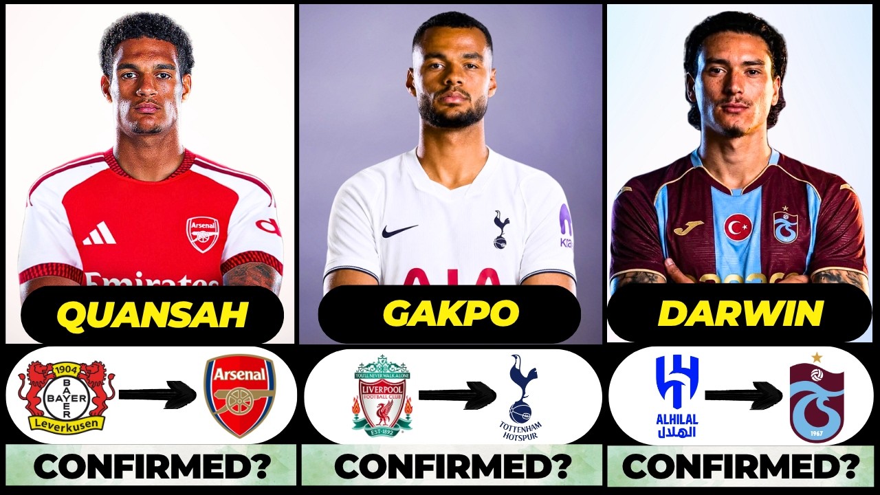 🚨 NEW CONFIRMED TRANSFERS & RUMOURS! 🚨🔥 ft. Gakpo, Quansah, Darwin... etc