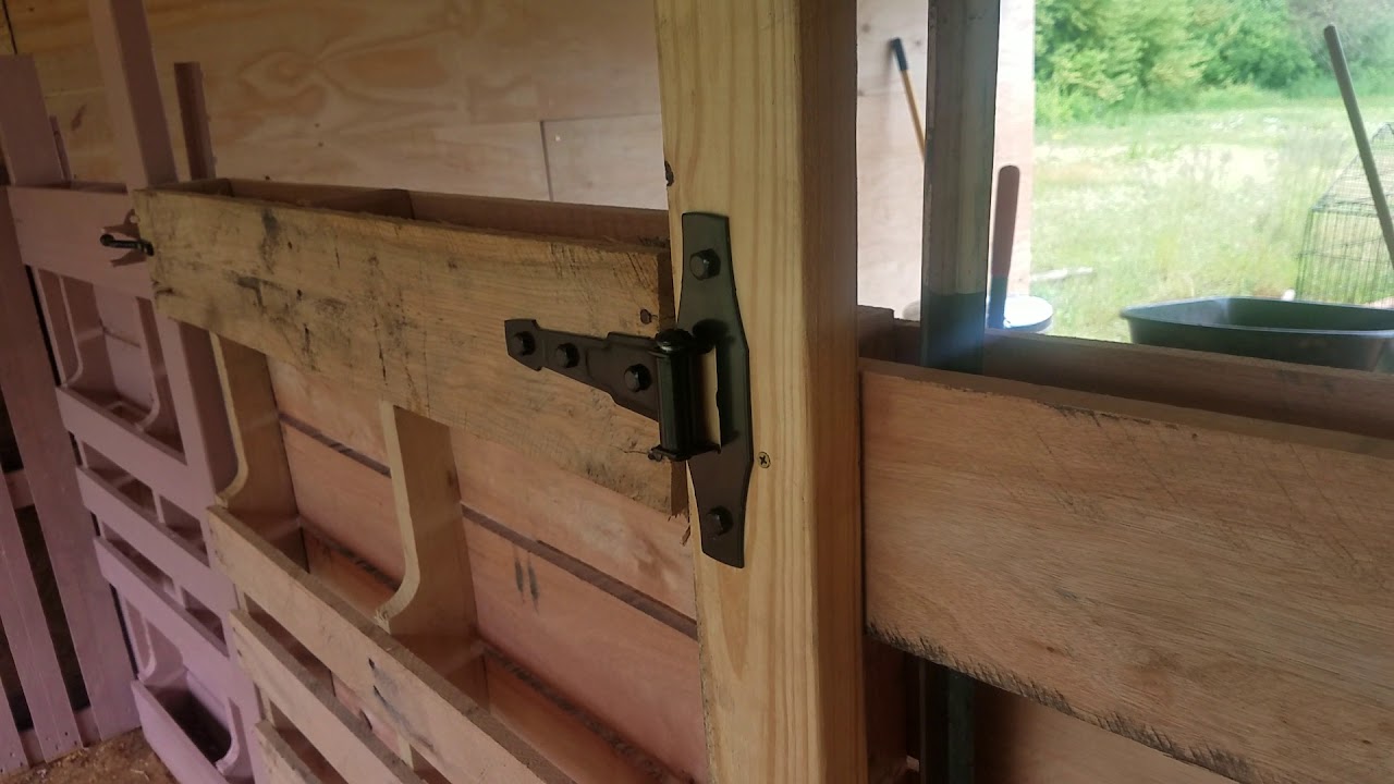 Goat barn from carport, day 6