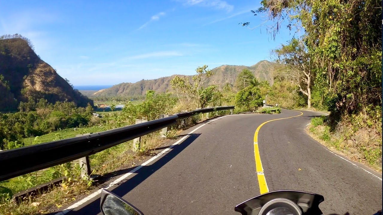 Bali East Coast Scenic Drive SANUR to AMED in 4K