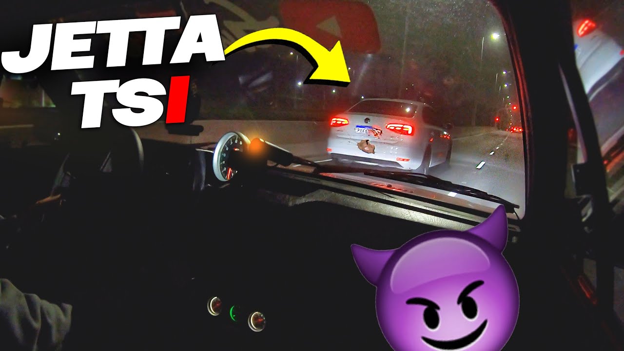 GOL QUADRADO TURBO X JETTA TSI 2.0 -  ROLÊ NOTURNO 🔥
