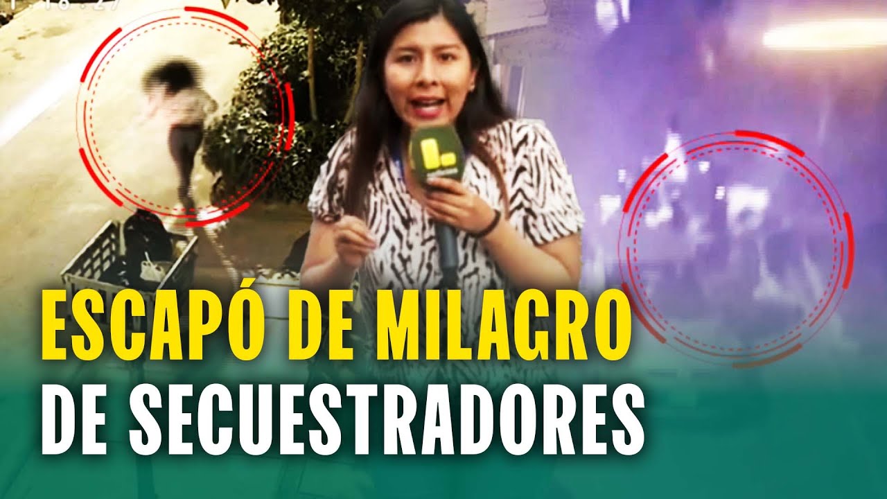 Empresaria se salva de secuestro en Los Olivos: 
