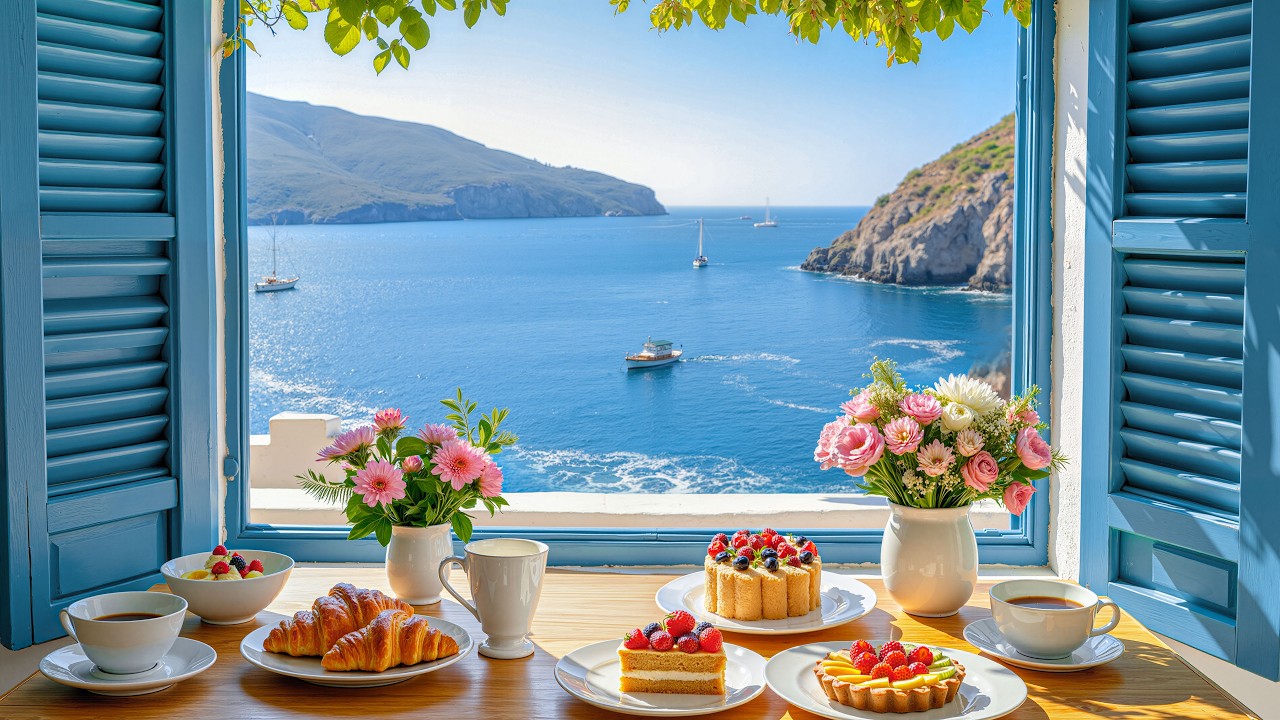 Endless Mediterranean Summer Bossa Nova 🌊 Calm Coastal Jazz Ambience