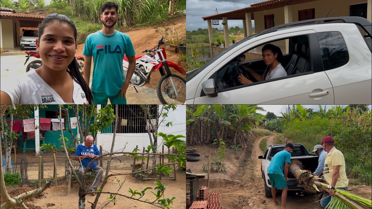 DECI NO CARRO PARA PEGA ESSE PE DE COCO NA CASA DO SEU RUBENS !!! 
