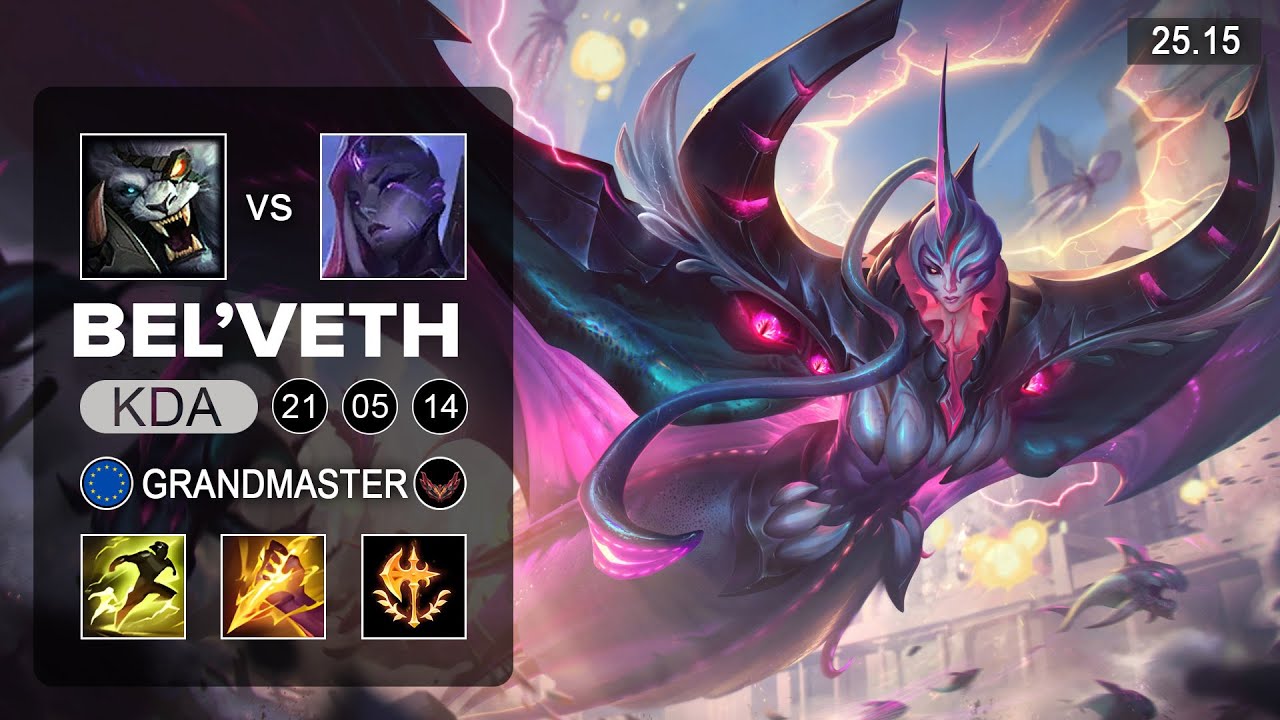 Bel'veth vs Rengar Jungle - EUW Grandmaster - Patch 25.15 Season 15