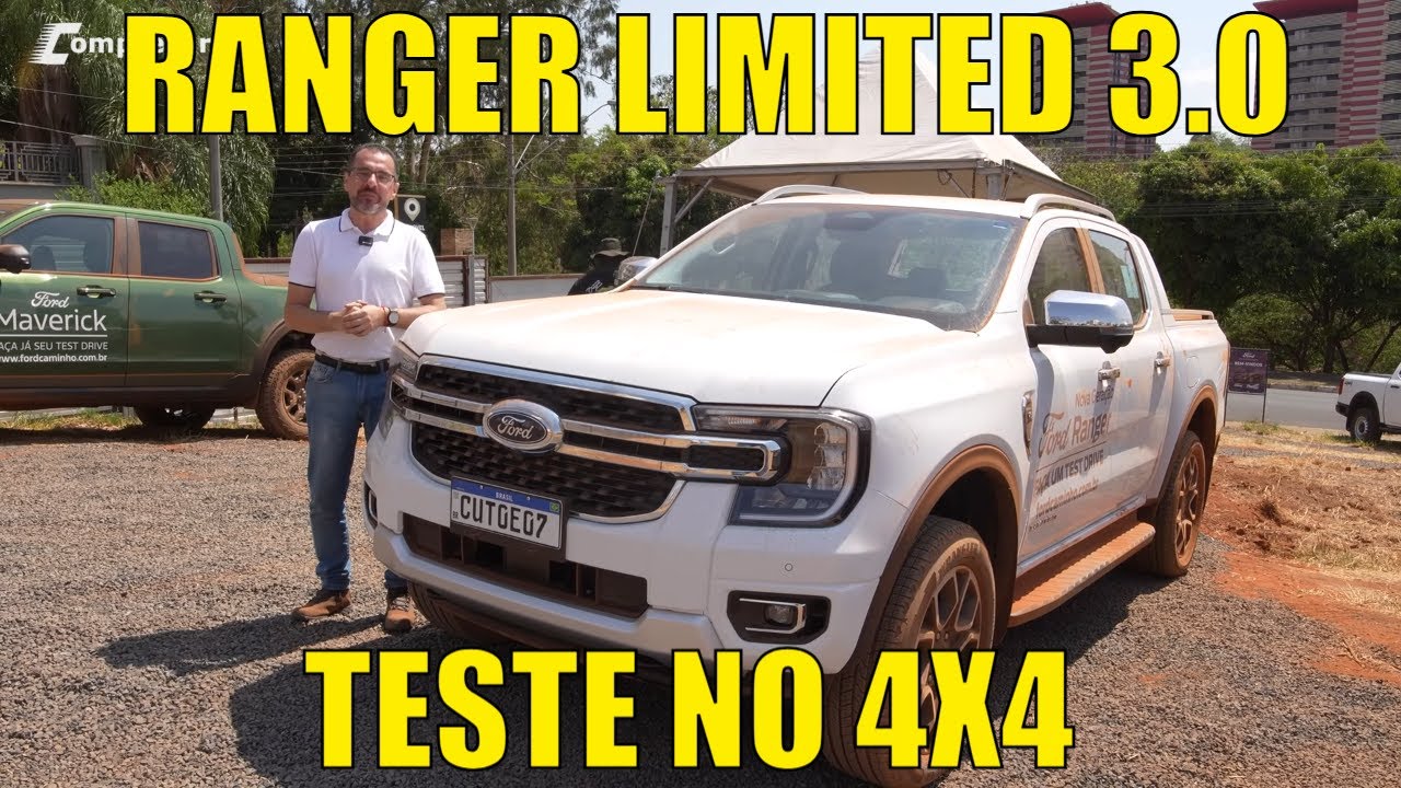 Ford Ranger Limited 3.0 V6 Diesel 2026 - Teste no 4x4
