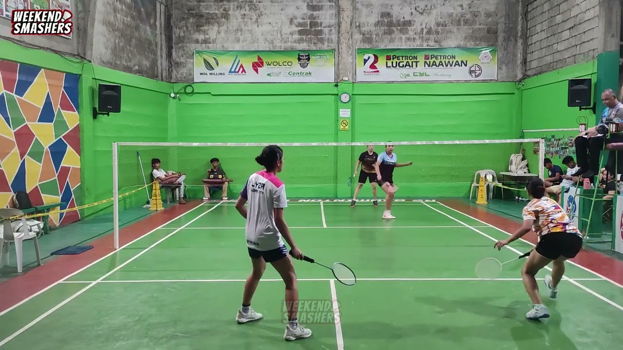 Jasmine Cadampong & Lyza Roco( JAPER BC)VS Shane Baclayon & Alyssa Ashley Sta.Maria ( BATTLEDORE )
