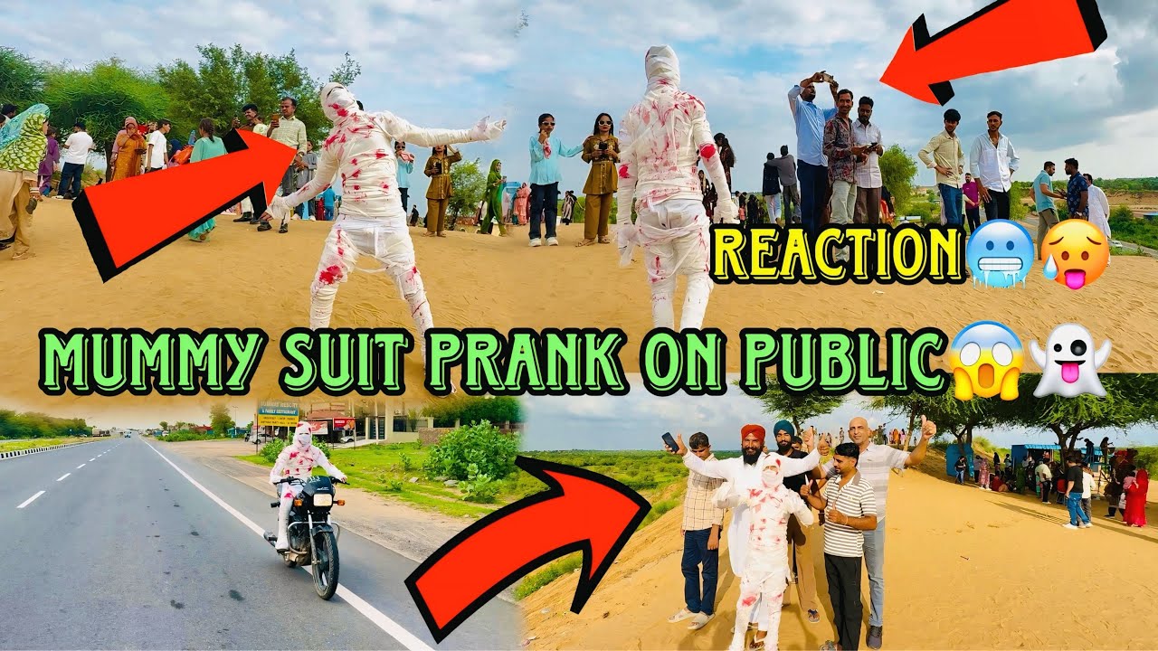 Mummy Suit Prank On Public😱👻 Public Reaction🥶🥵