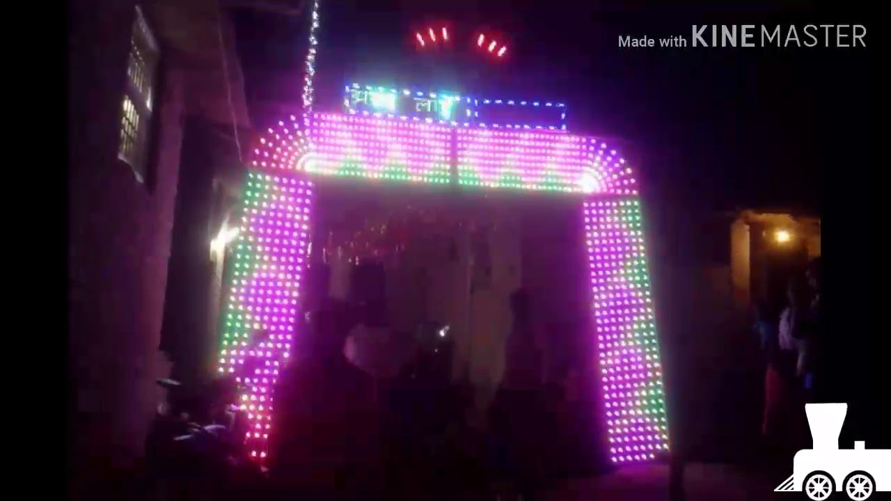 New pixels led light gate Bilauti (jhankar light and DJ sound and tent house Bilauti)