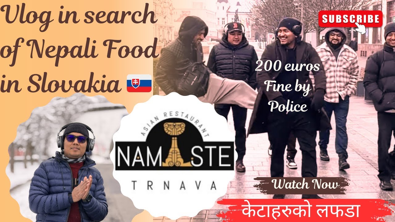 Vlog #155 Nepali Restaurant in Trnava , Slovakia | Closed in Saturday & Sunday