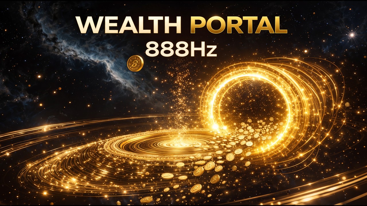 888Hz WEALTH PORTAL  Enter the Golden Flow of Money & Abundance