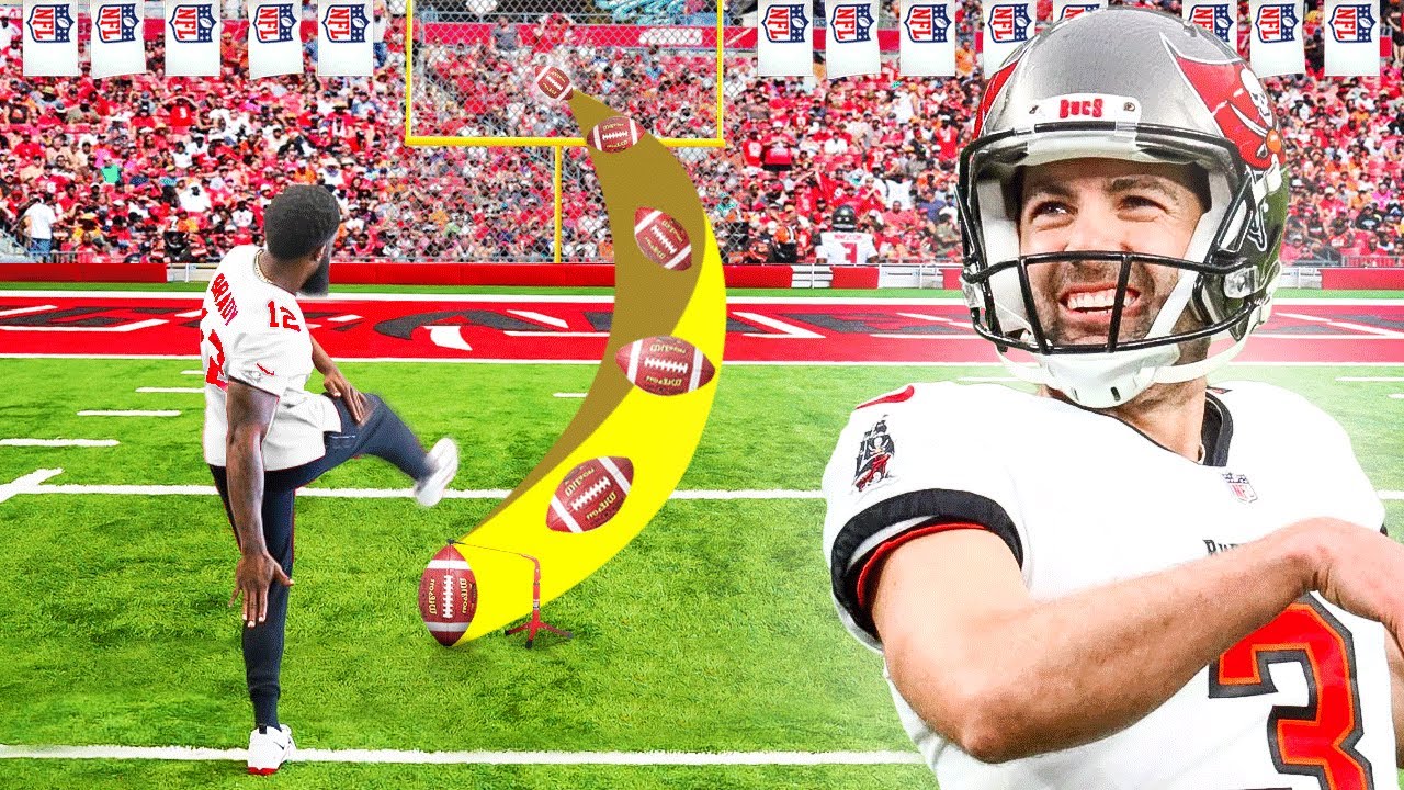 NFL Bucs Kicker Teaches Me How To Kick Field Goals!