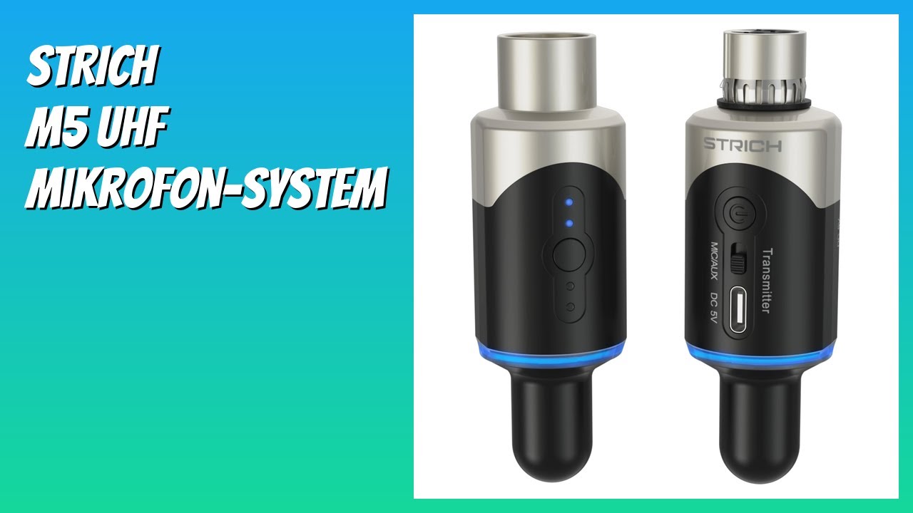 BEWERTUNG (2026): STRICH M5 UHF Mikrofon-System. Infos