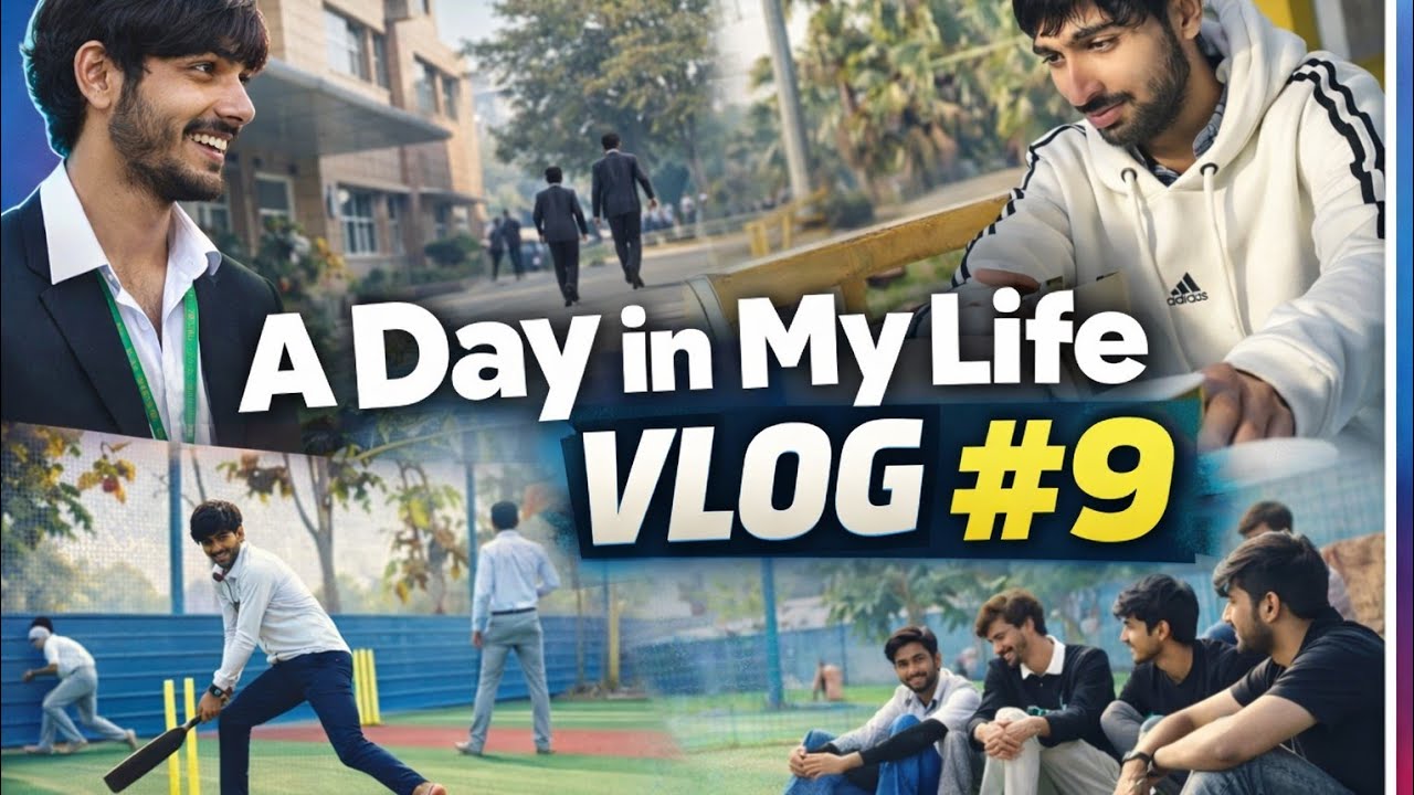 College to cricket,A day in my life #9 