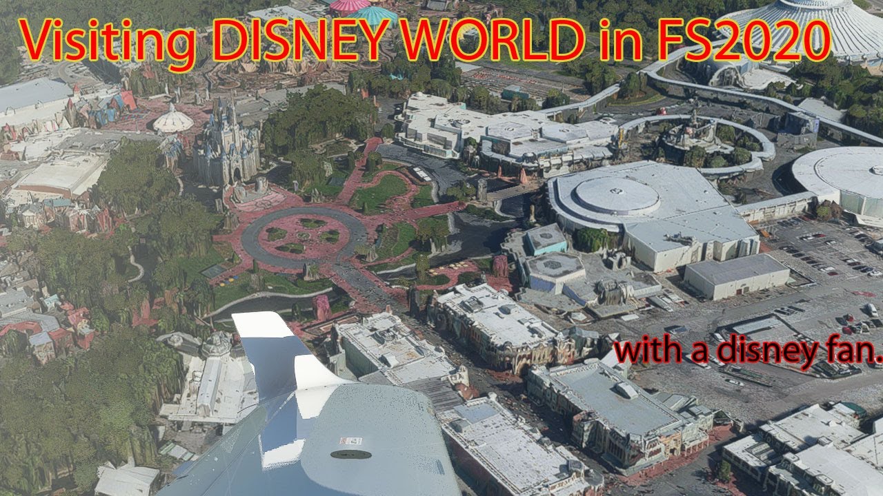 FS2020 - Visiting Disney World with an Expert Disney Copilot