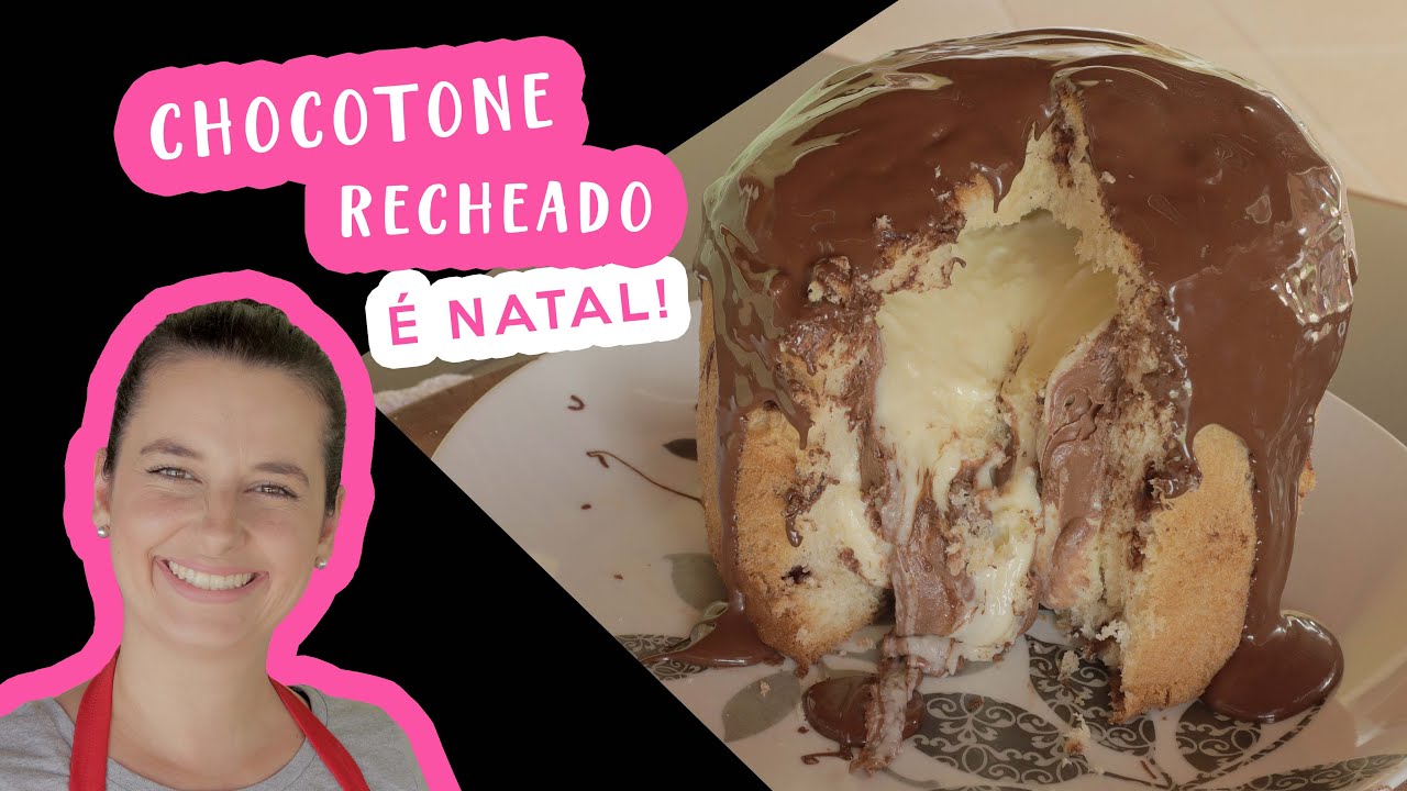 COMO FAZER CHOCOTONE RECHEADO DE LEITE NINHO C/ NUTELLA.