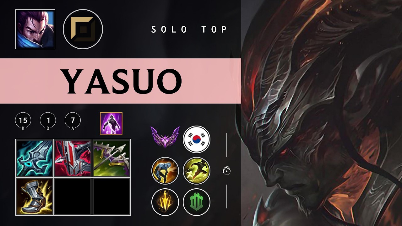 Yasuo Top vs Gwen - KR Master Patch 26.03