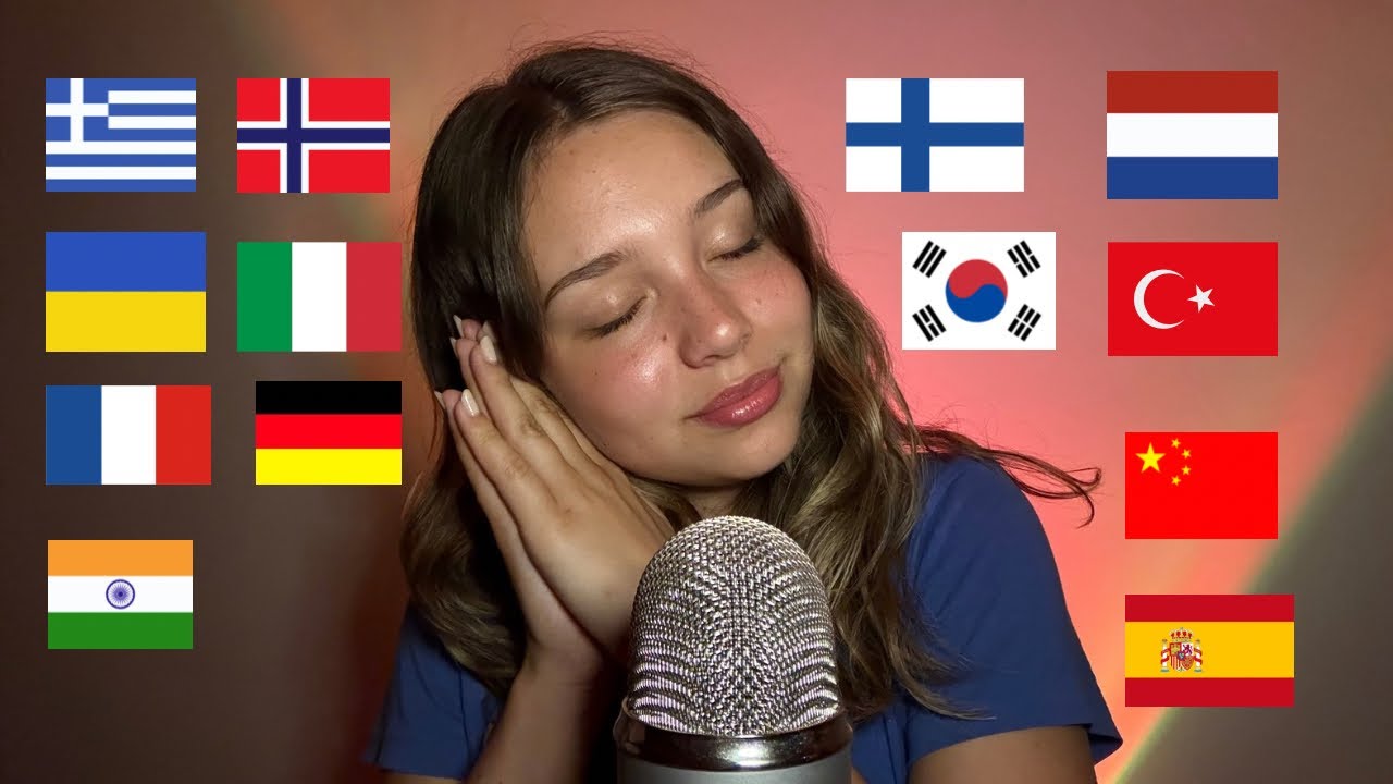 ASMR | Whispering in 20 Languages to Help You Sleep Fast 😴 💞