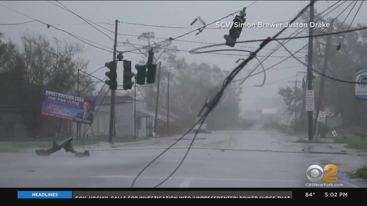 Hurricane Ida Ties For 5th Strongest Hurricane To Hit US Mainland