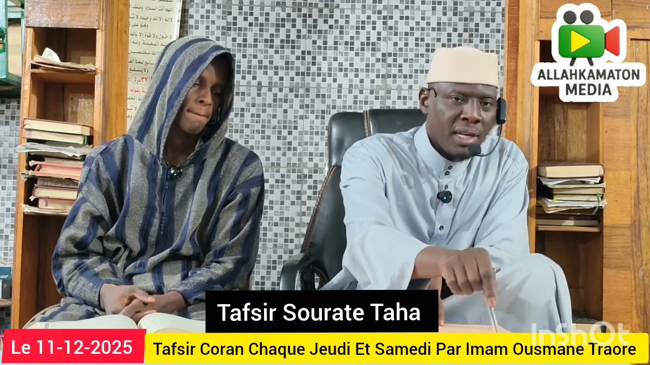 Tafsir Sourate Taha Par Imam Ousmane Traore Mosquée Allahkamaton 