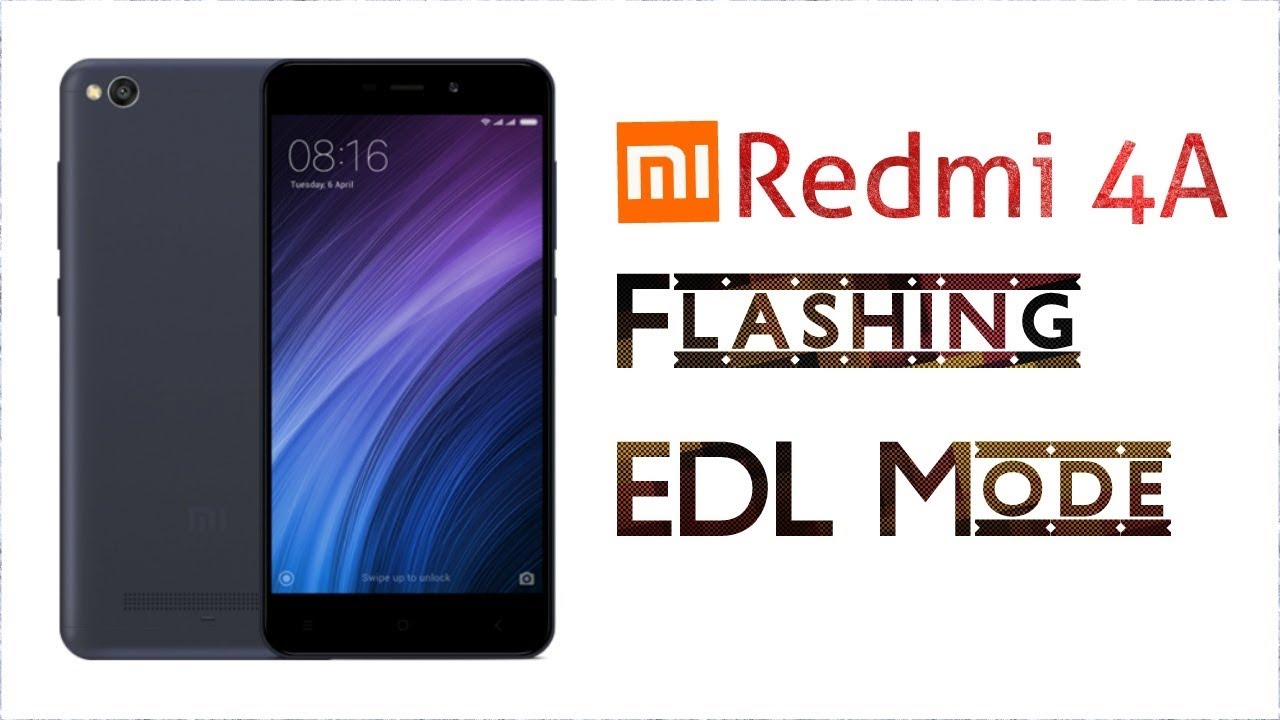 Redmi 4A flashing using edl mode fix MiFlash error