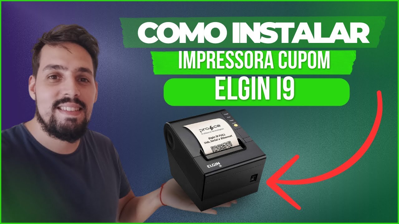 COMO INSTALAR IMPRESSORA ELGIN I9