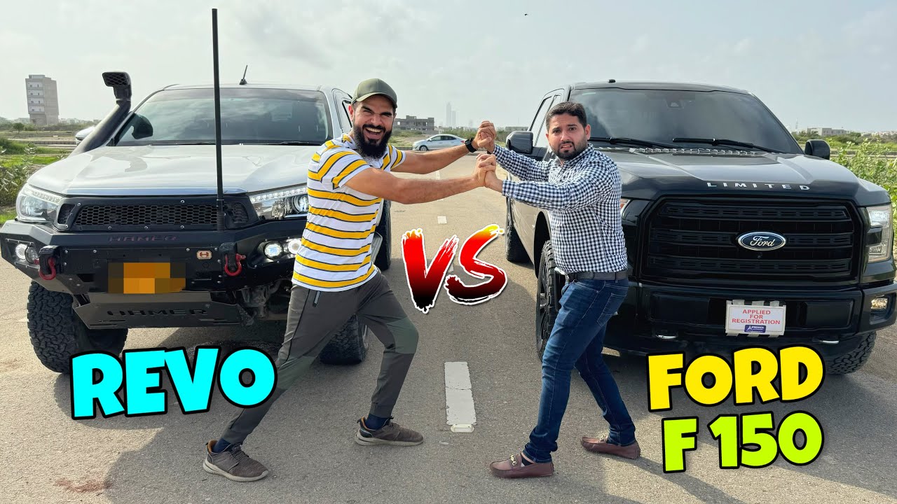 Revo vs Ford F 150 🏁🛻 Kon jeetey ga ? 😳