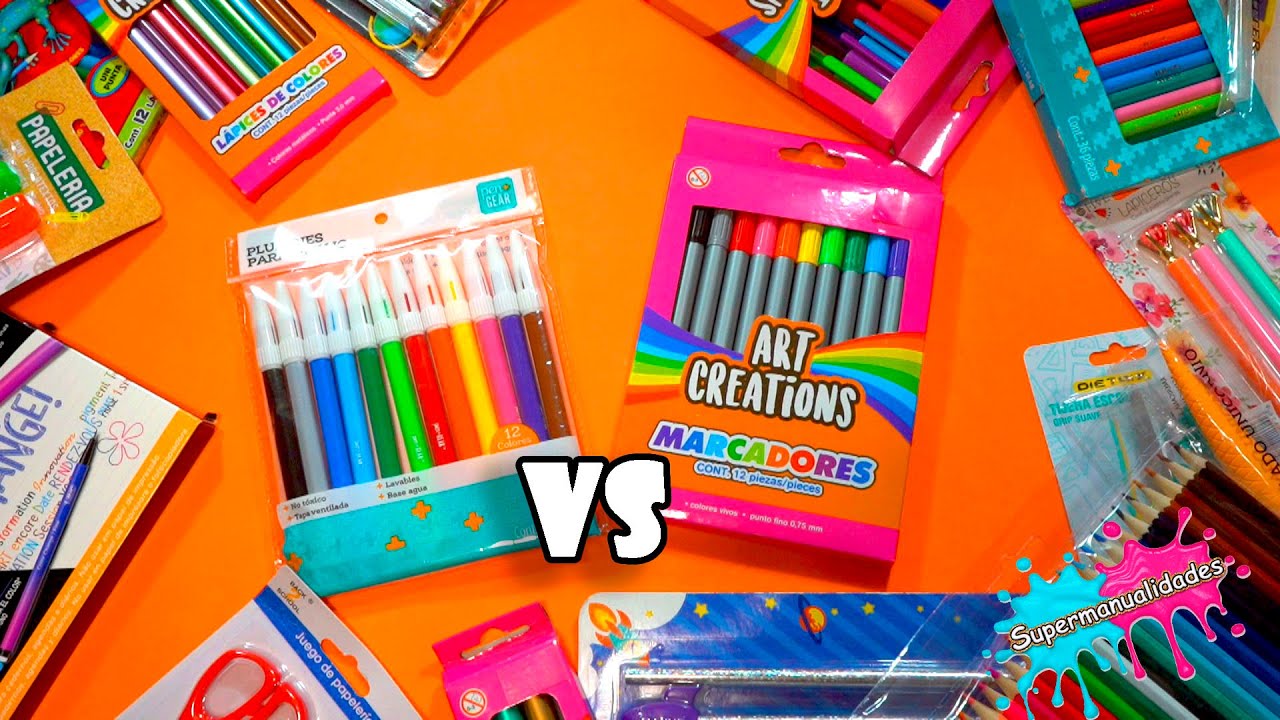 Útiles escolares // Papelería Aurrera VS Soriana - Supermanualidade