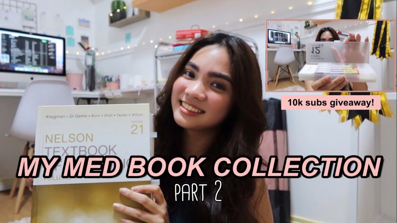 MY MEDICAL BOOK COLLECTION part 2 (philippines) | *closed giveaway* | Kristine Abraham
