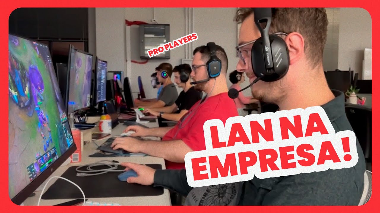 Fiz uma LAN na Empresa + Vlog