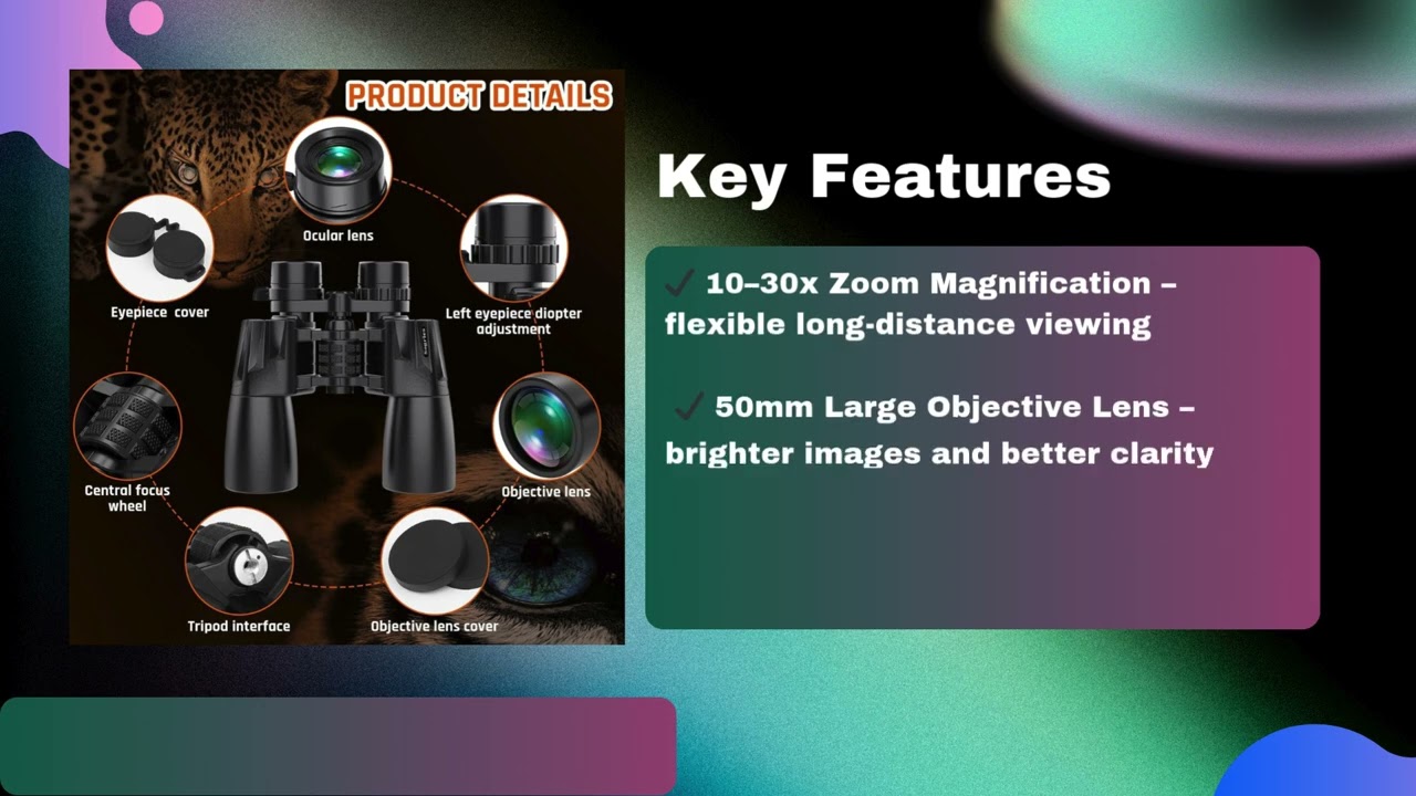 10-30x50 High Power Military Binoculars Review – 30x Zoom with BAK4 FMC Optics