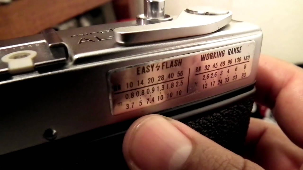 Minolta AL-F rangefinder. 