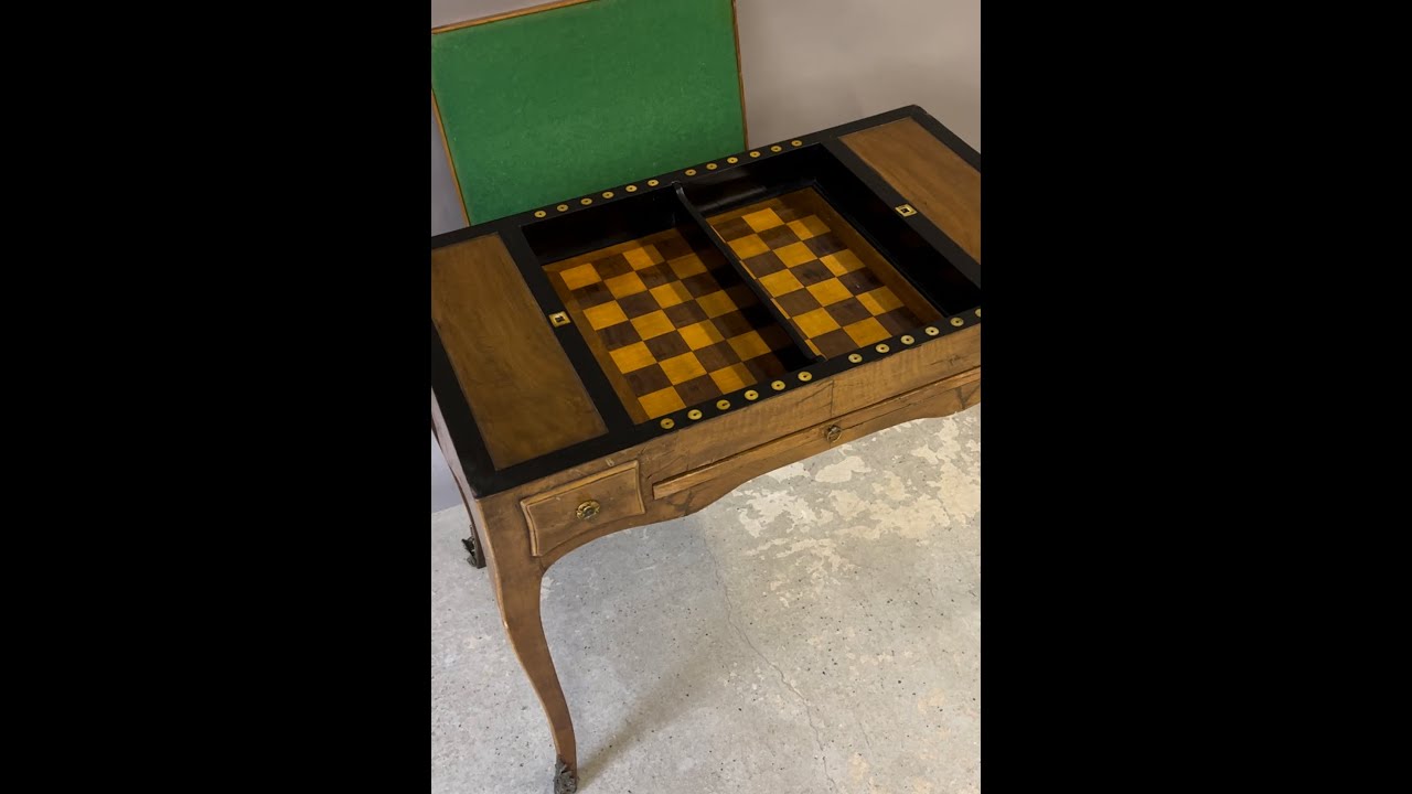 Antiques Spotlight: Louis XV Style Tric-Trac Game Table