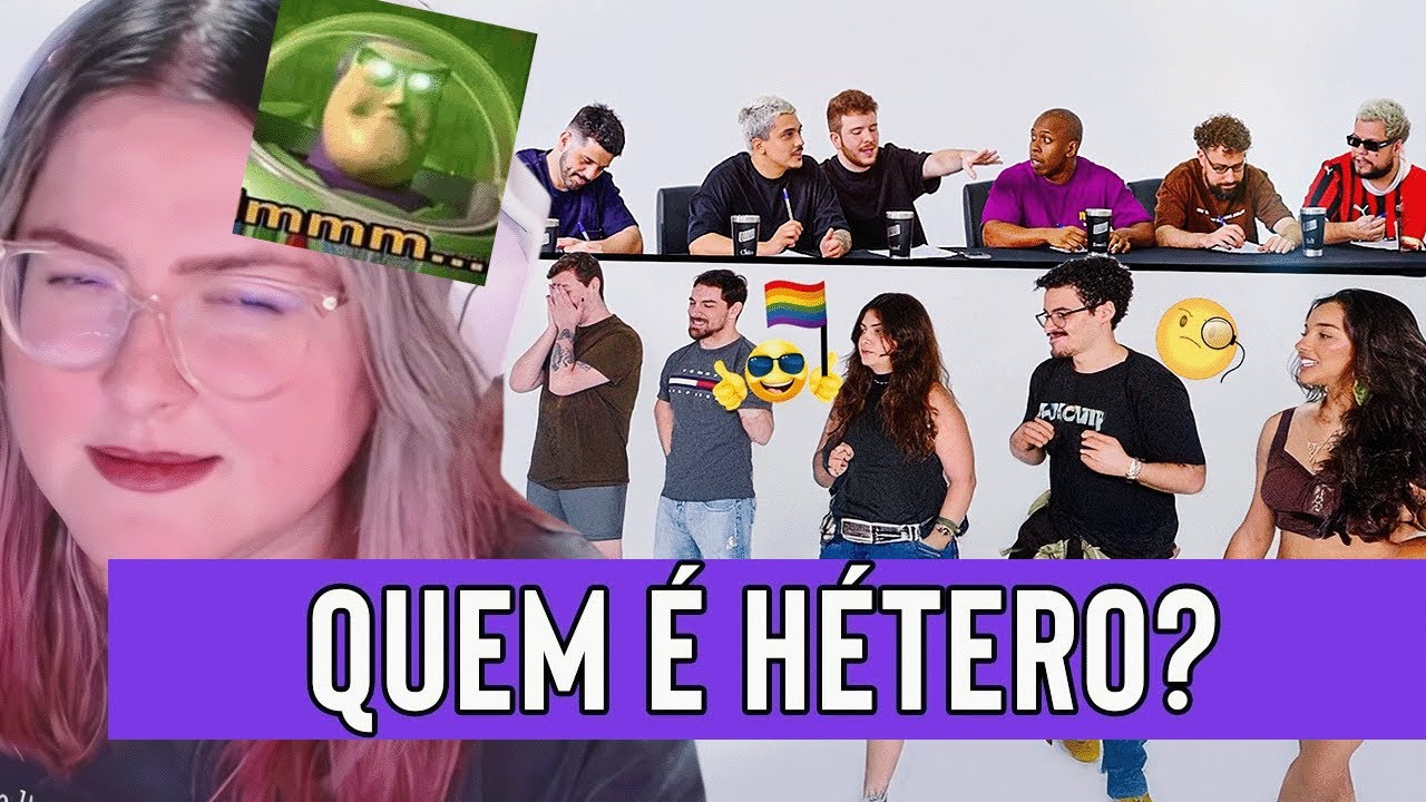 QUEM É O HÉTERO? - @canalaquelescaras REACT | Cortes da Bel