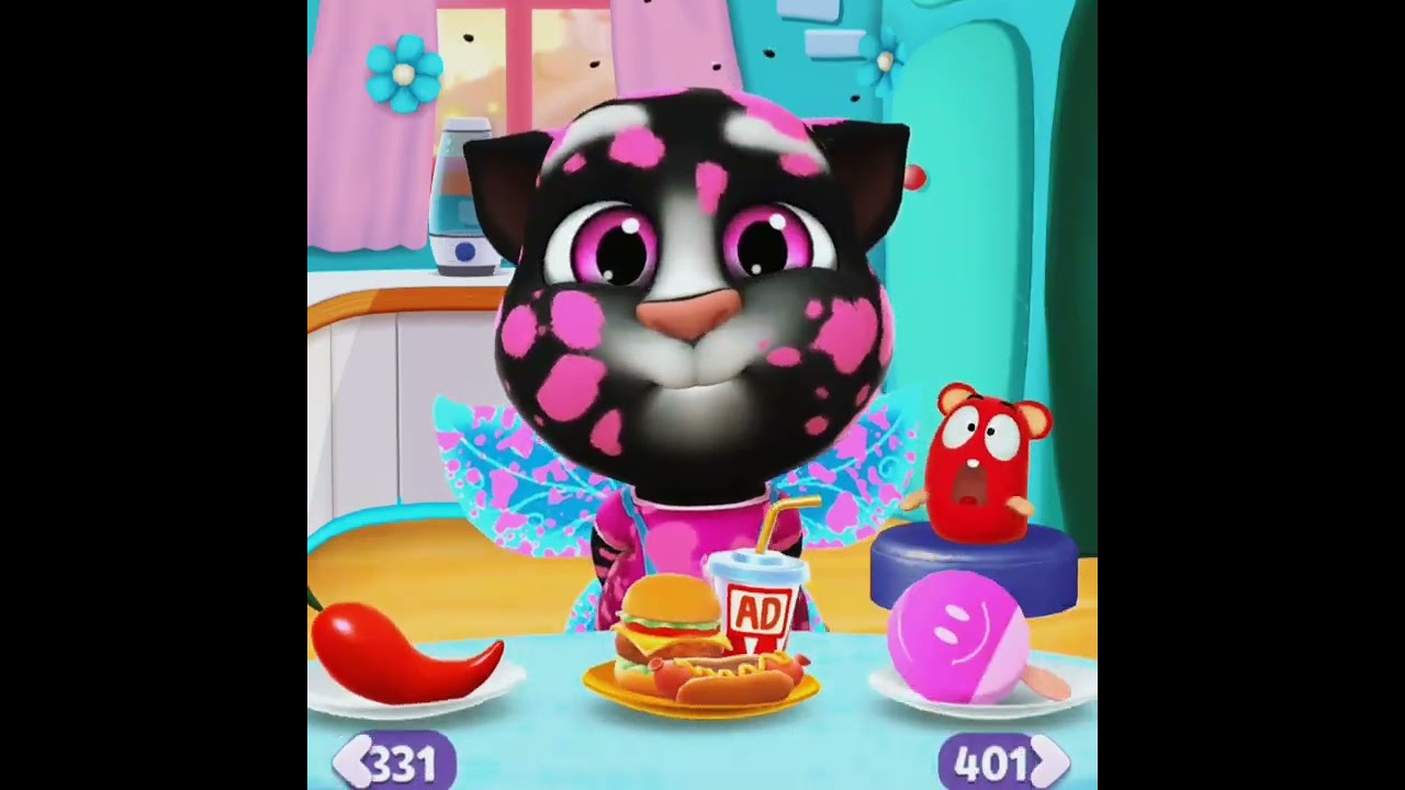 Talking tom food effects . My Talking Tom 2 