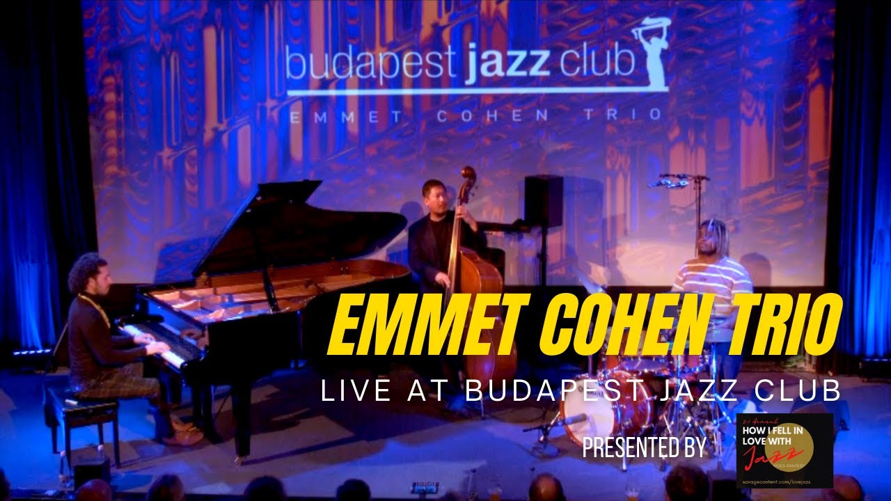 Emmet Cohen Trio Live at Budapest Jazz Club