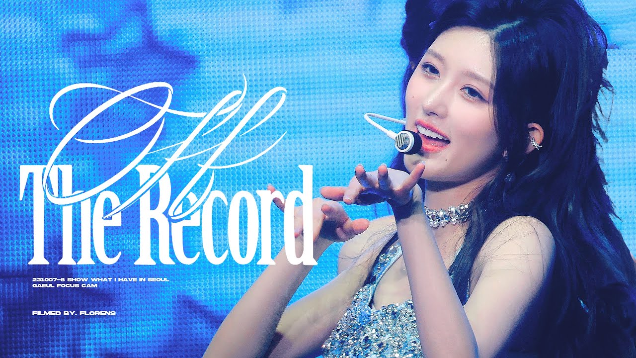 [4K] 231007 - 8 SHOW WHAT I HAVE 콘서트 아이브 가을 ive gaeul Off The Record (오프 더 레코드) 직캠