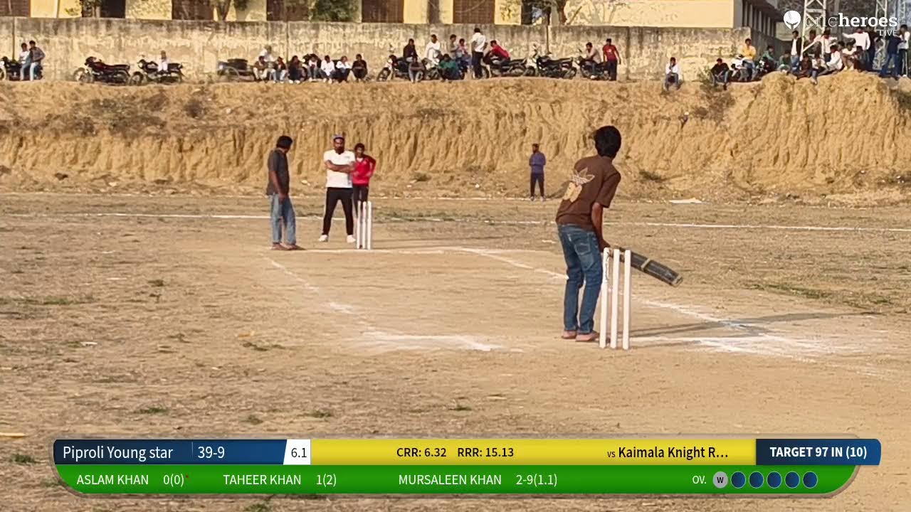 Piproli Young star vs Kaimala Knight Riders live cricket match | Nangla Banjeerka Super League 2nd