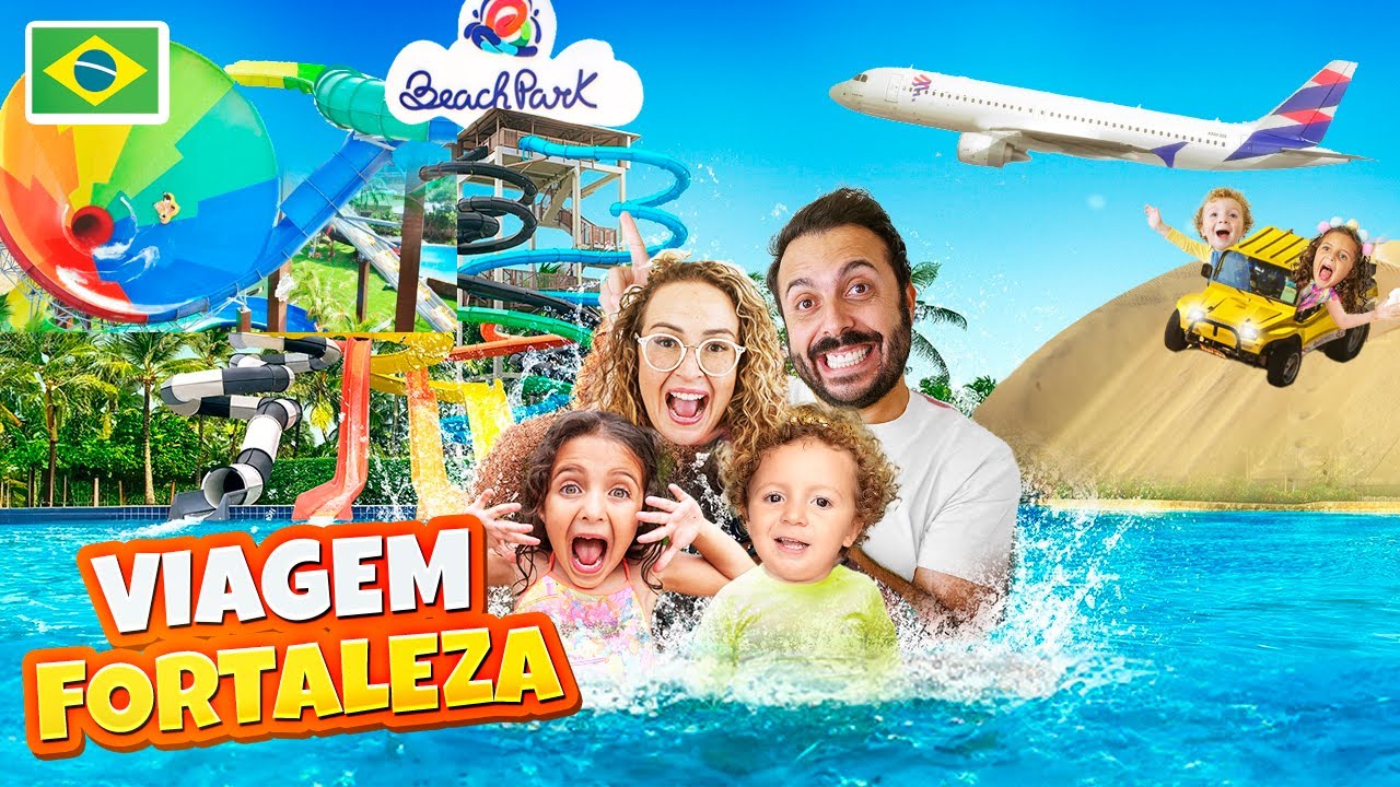 VIAGEM EM FAMÍLIA PARA FORTALEZA - FAMÍLIA BELLA E LUCCA SHOW